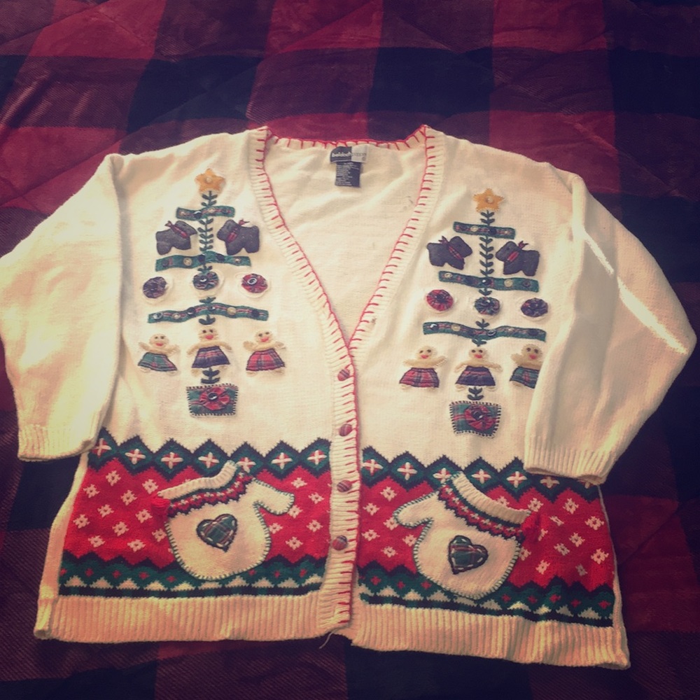 Christmas sweater not so ugly Large holidays